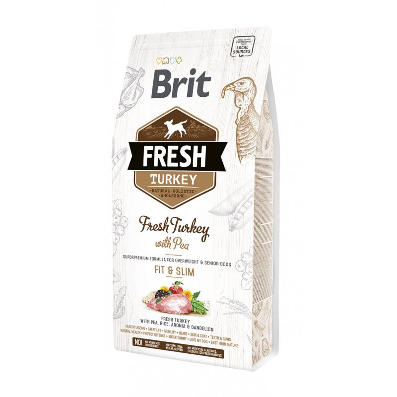 Brit Dog Fresh Turkey & Pea Light Fit & Slim 2,5kg
