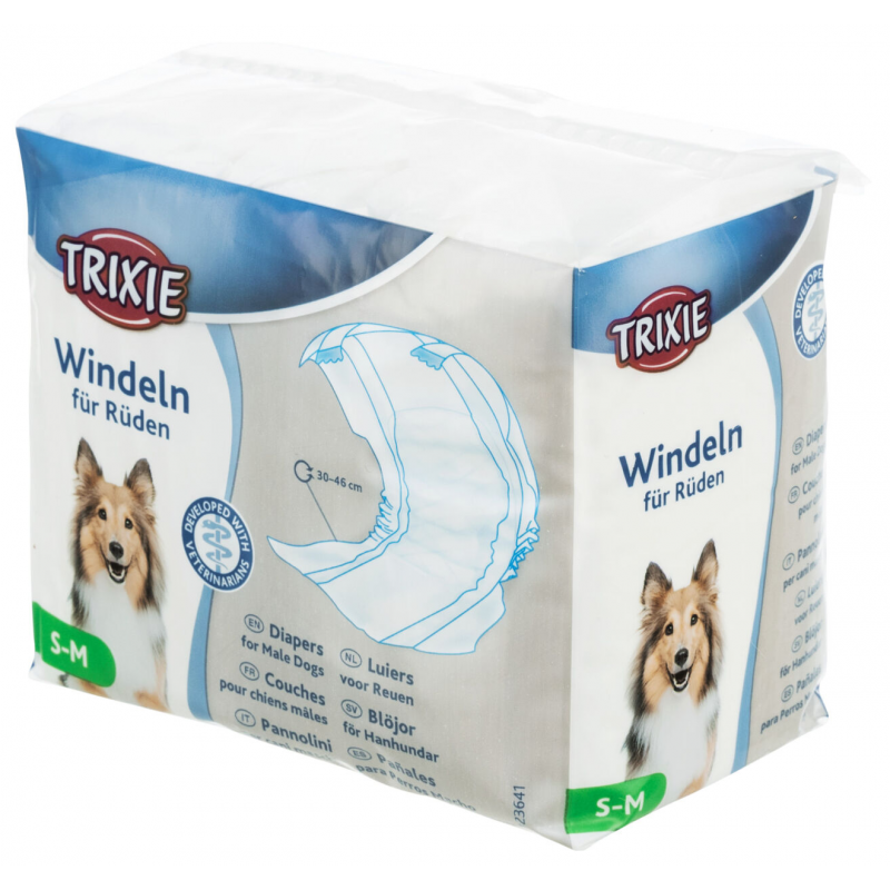 Pieluchy papierowe dla psów S-M 30-46 cm (12 szt/op)