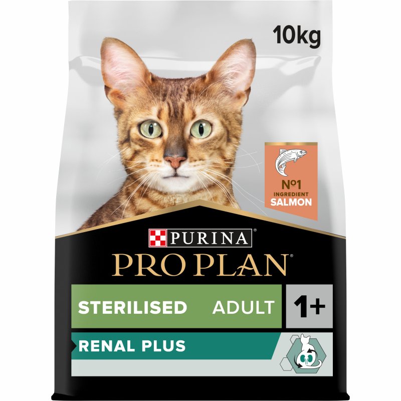 PRO PLAN CAT ADULT STERILISED RENAL PLUS łosoś 10 kg