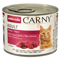 Animonda CARNY Beef&Hearts (adult) 200g