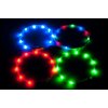 Świecące obroże Visio Light 70cm niebieskie USB