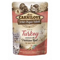 Carnilove Cat Pouch Rich in Turkey Enriched with Valerian 85g