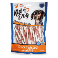 KIDDOG kachní sendvič s treskou kroucený 250 g (min. odběr 5 bal.)