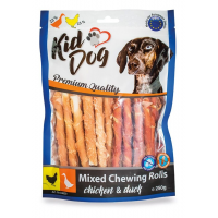 KIDDOG mieszanka paluszków do żucia z kurczaka i kaczki 250 g