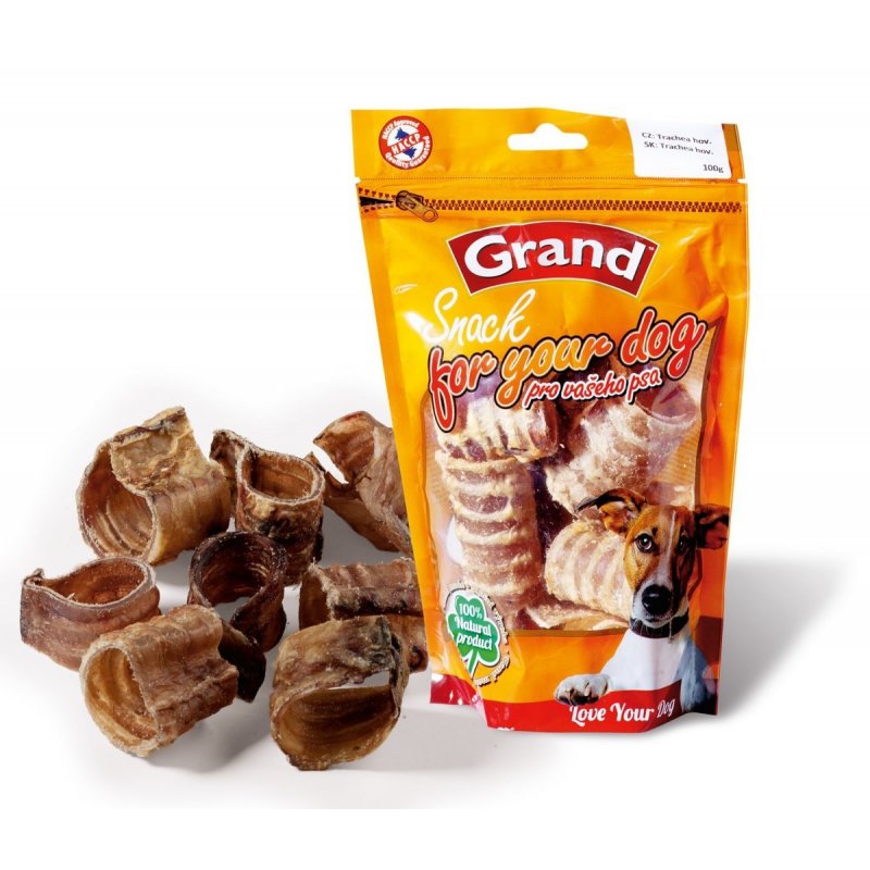 GRAND przysmaki z suszonej wołowiny dla psów 100g ZIP