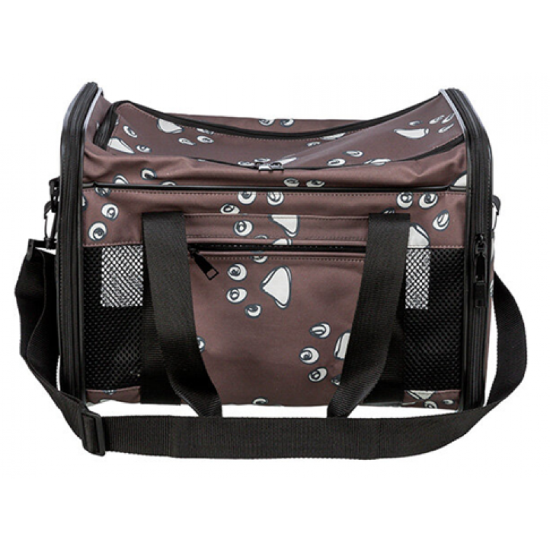 Torba transportowa ADRINA, 26 x 27 x 42 cm, do 7 kg, brązowa