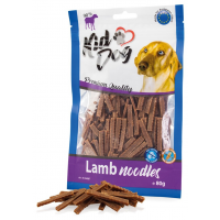 KIDDOG masové nudličky - jehněčí měkké pro malé psy a kočky 80 g (min. odběr 5 b