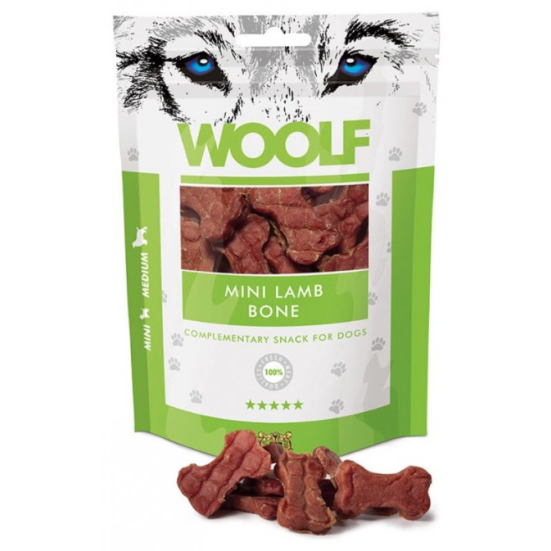 WOOLF Mini kość jagnięca 100g