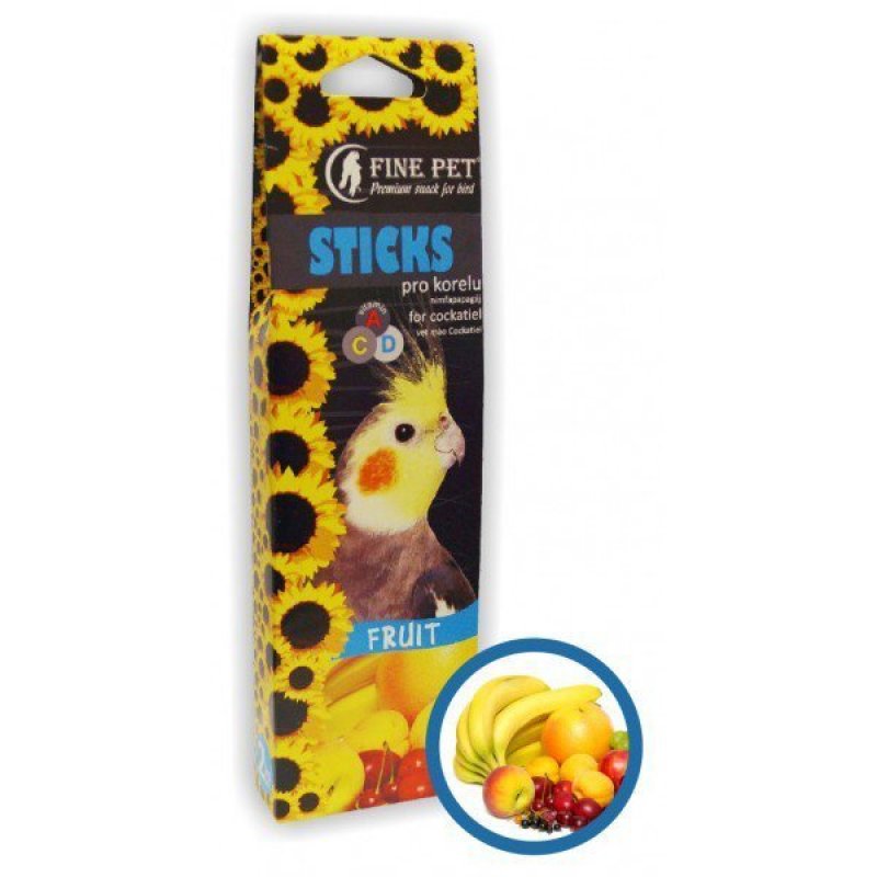 FINE PET Cockatiel Fruit Stick 2szt / 110g