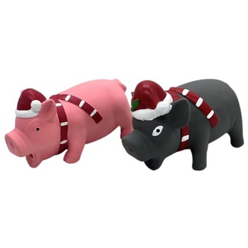 ZABAWKA ŚWIĄTECZNA ŚWINKA 18 cm, 1 szt