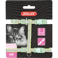 Szelki dla kota SHINY nylon zielone Zolux