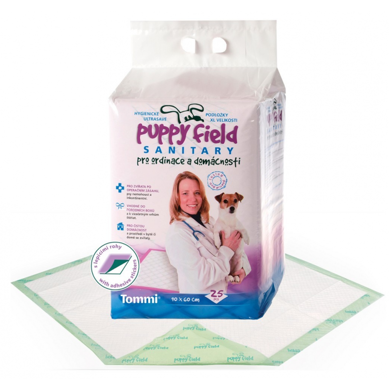 Mata sanitarna Puppy Field Sanitary 90x60cm 25szt