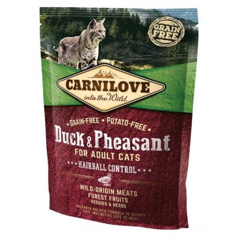 Carnilove Cat Duck&Pheasant Adult Hairball Control 400g