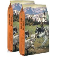 2 x Taste of the Wild High Prairie Puppy 5,6kg