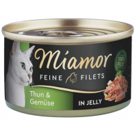 Miamor Cat Filet puszka tuńczyk+warzywa w galarecie 100g (min. zamówienie 24 szt