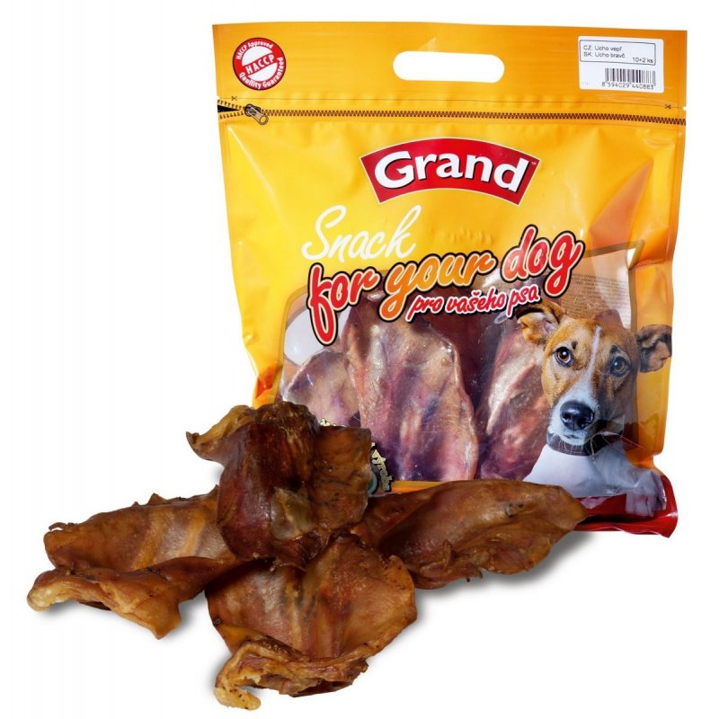 GRAND suszone uszy wieprzowe 10szt + 2szt GRATIS