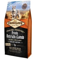 Carnilove Dog Fresh Ostrich & Lamb for small breed 6kg