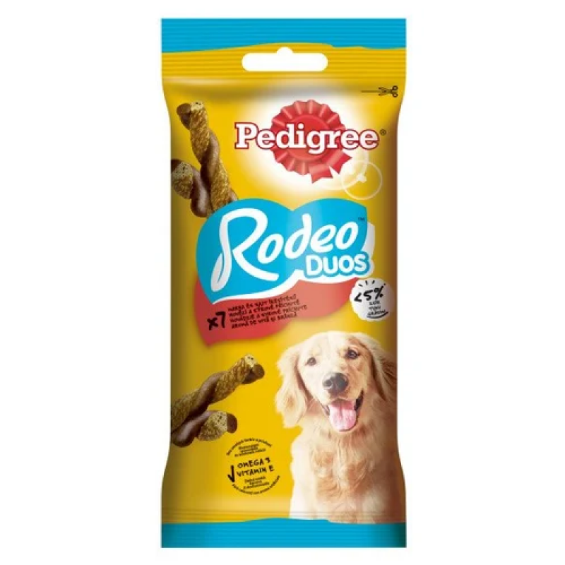 Pedigree Rodeo Duo Beef/Cheese 123g