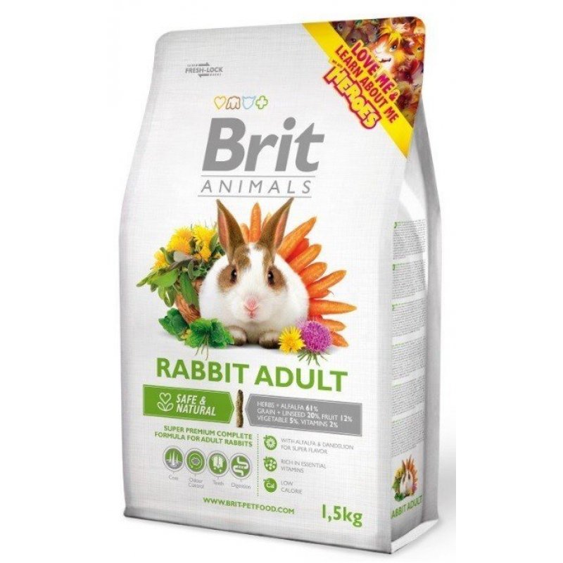 Brit Animals Rabbit Adult Complete 1,5 kg
