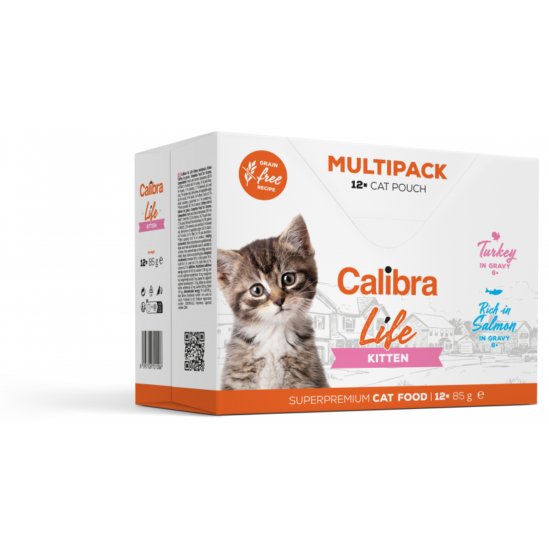 Calibra Life Cat multipack Kitten 12 x 85 g
