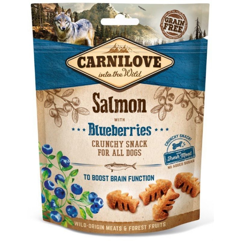 Carnilove Dog Crunchy Snack Salmon & Blueberries 200g