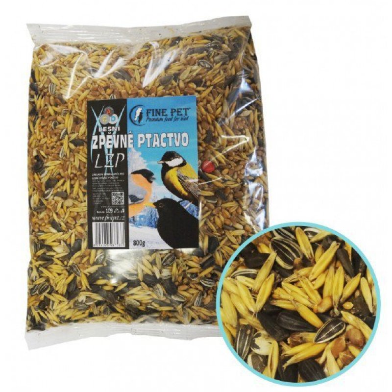 FINE PET Ptak śpiewający leśny 800g