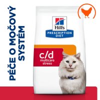 Hill's Fel. PD C/D Dry Urinary Stress 8kg NEW