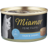 Miamor Cat Filet puszka tuńczyk+krewetki w galarecie100g