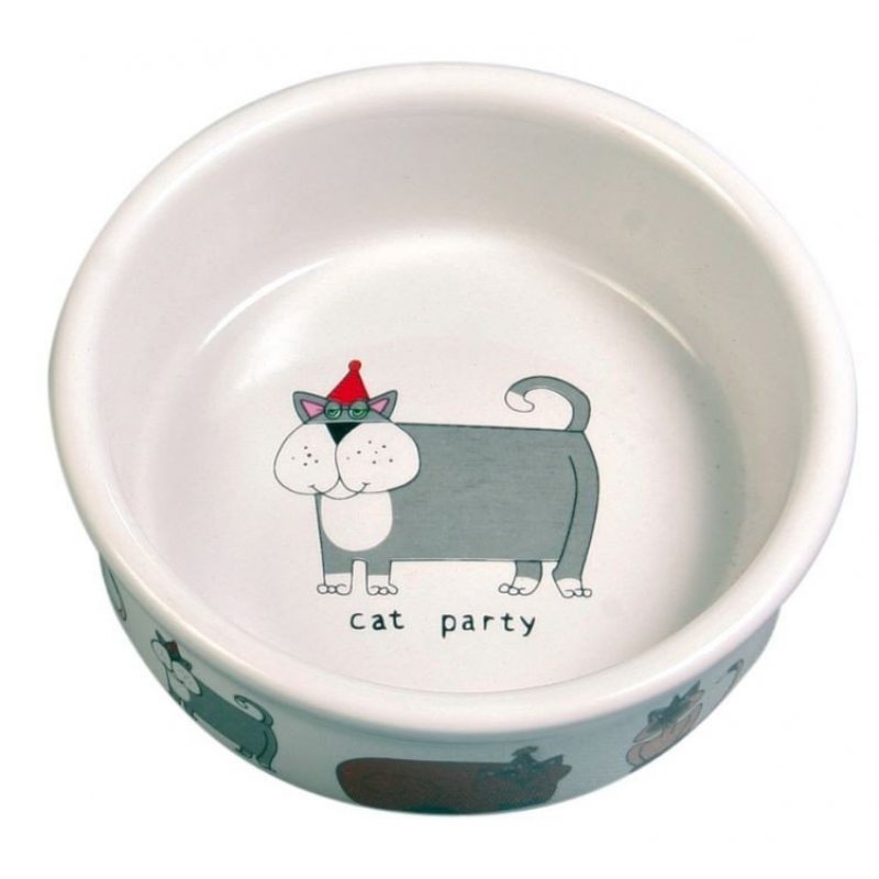 Miska ceramiczna Trixie z motywem kota 200ml 12cm