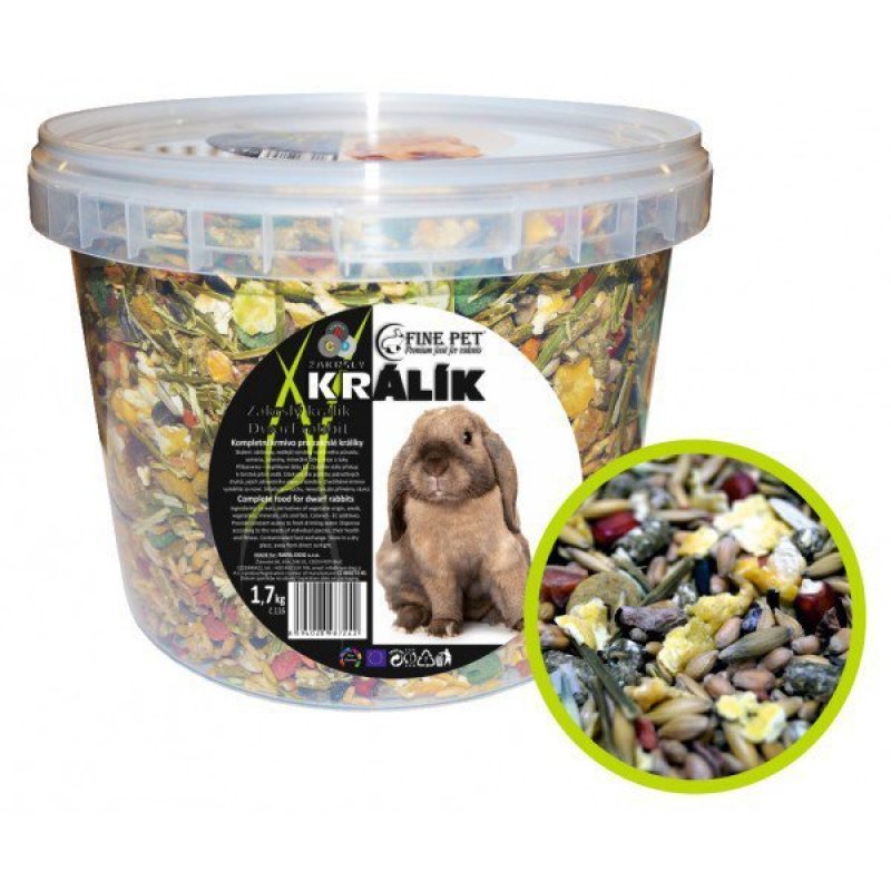 LoloPets Fine Pet miniaturowy królik premium 1,7 kg