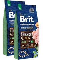 2x Brit Premium by Nature Junior XL 15kg