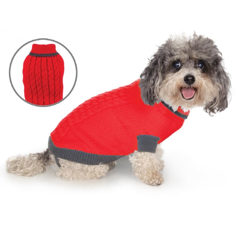 Sweter Liverpool dla psa czerwony 50cm