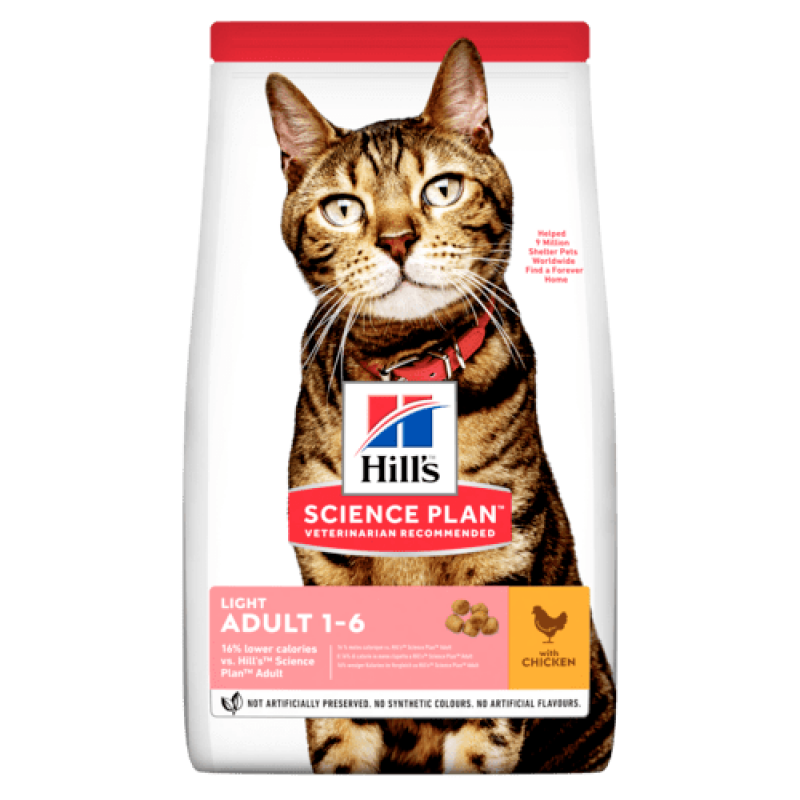 Hill's Fel. Dry Adult Light Chicken 10kg