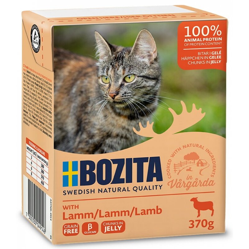 Bozita Cat kawałki w galarecie z jagnięciną TP 370g