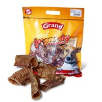 GRAND suszone przysmaki dla psów tchawica wołowa 500g ZIP
