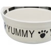 Miska ceramiczna YUMMY,  1,6 l/ø 20 cm, biało/czarna