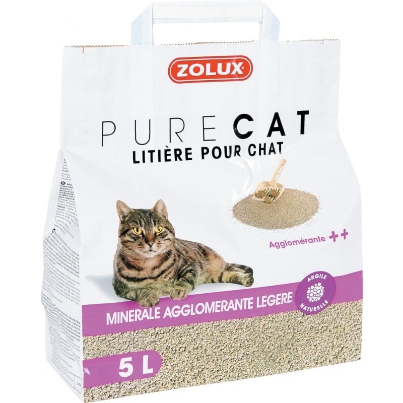 PURECAT premium light clumping 5l Zolux