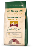 FITMIN DOG Medium Maxi Maintenance Lamb & Beef 12 kg