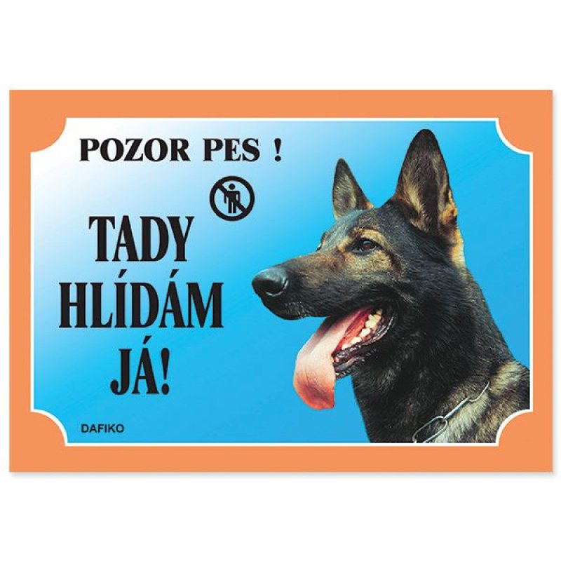 Tabela Ja tu jestem na straży! Owczarek niemiecki wilk szary 1szt.