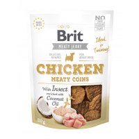 Brit Jerky Snack - Chicken With Insect Meaty Coins 200g
