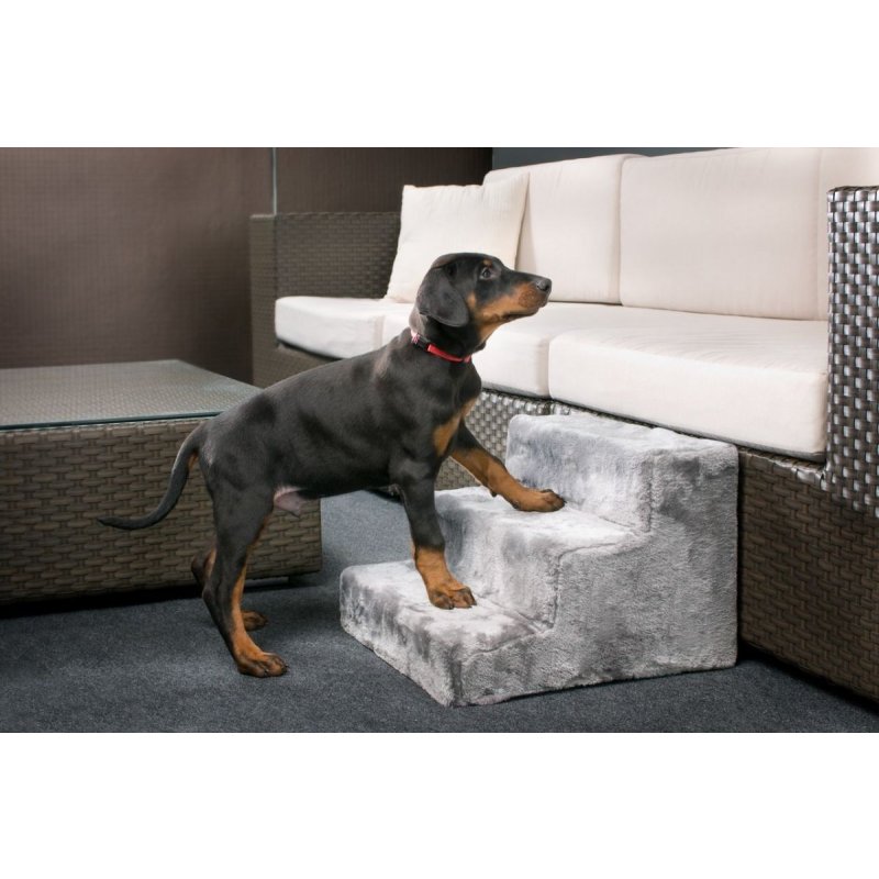 Schody dla psa Easy Step Dog 43x41x29cm szare Karlie
