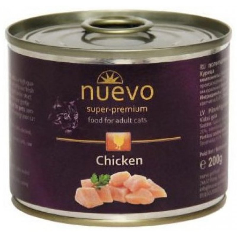 Nuevo cat adult Kurczak w puszce 200g