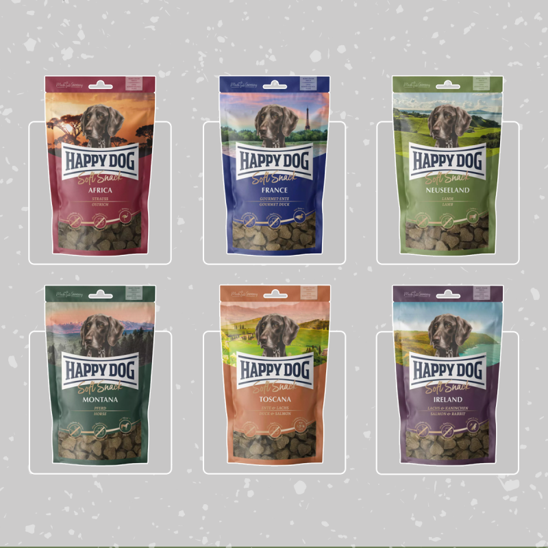 Pakiet przysmaków HAPPY DOG SENSIBLE SOFT SNACK