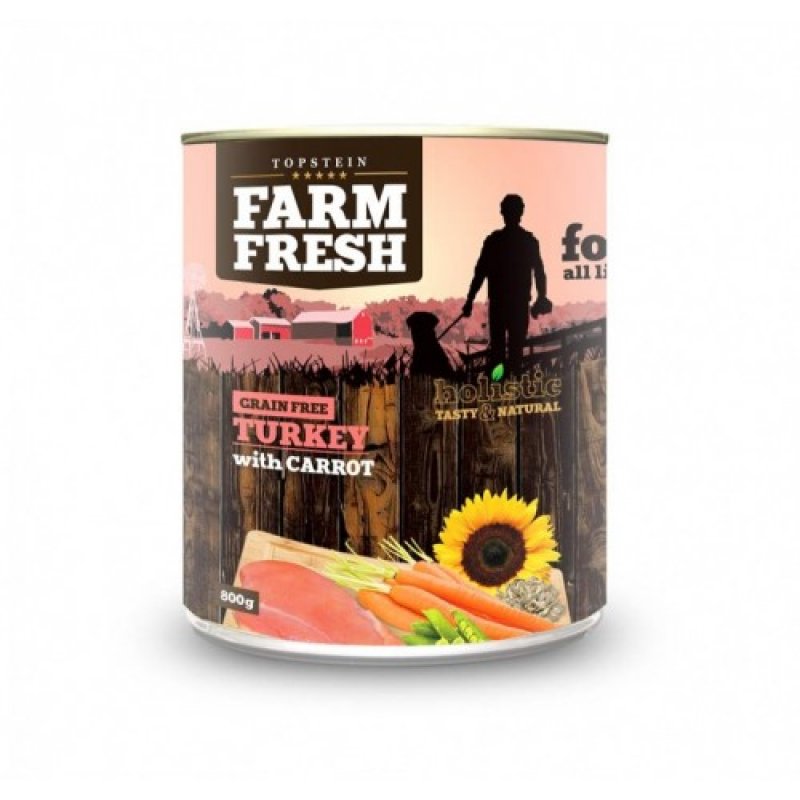 Farm Fresh Dog Turkey with Carrot konserwa 400g