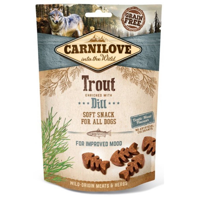 Carnilove Dog Semi Moist Snack Trout & Dill 200g