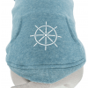 BE NORDIC Flensburg bluza z kapturem, L: 55 cm, zielono niebieska