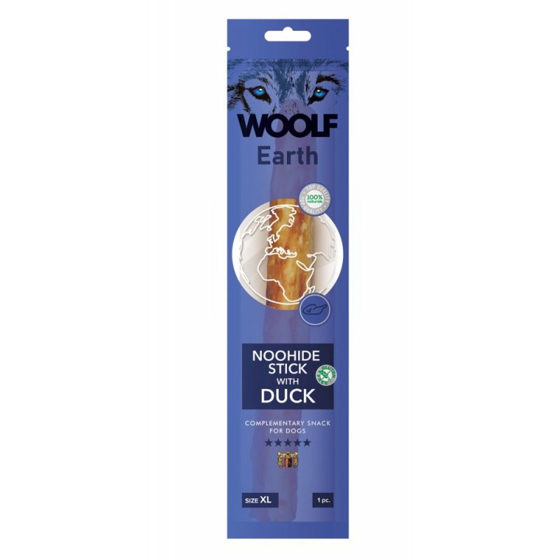 Woolf Earth NOOHIDE XL Stick with Duck 85g