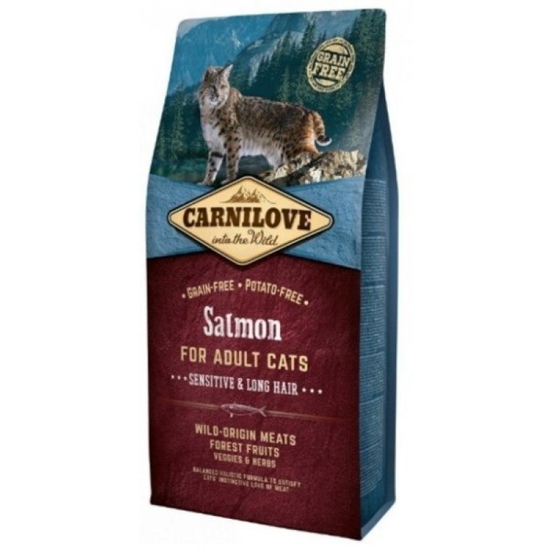 Carnilove Cat Salmon for Adult Sensitiv & LH 6kg