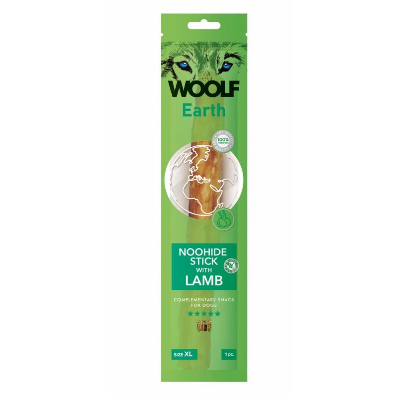 Woolf Earth NOOHIDE XL Stick with Lamb 85g