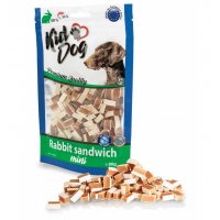 KIDDOG MINI králičí sendvič 80 g (min. odběr 5 bal.)